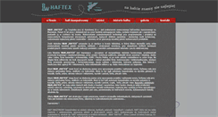 Desktop Screenshot of haftex.pl